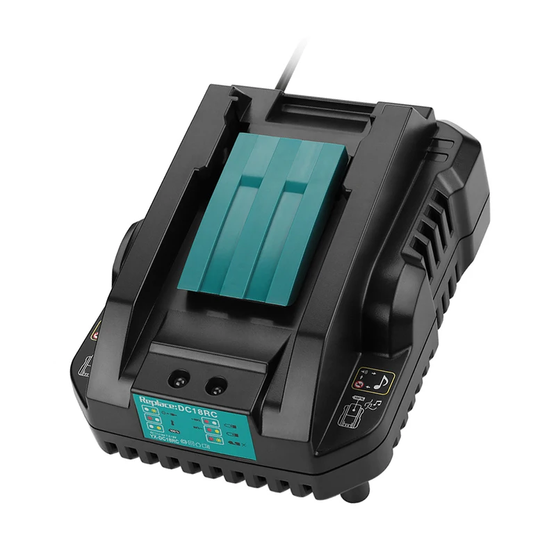 Зарядное устройство для Makita Bl1830 Bl1430 DC18RC DC18RA электроинструмент батарея США штекер DC18RC 14,4 в 18 в литий-ионный аккумулятор зарядное устройство