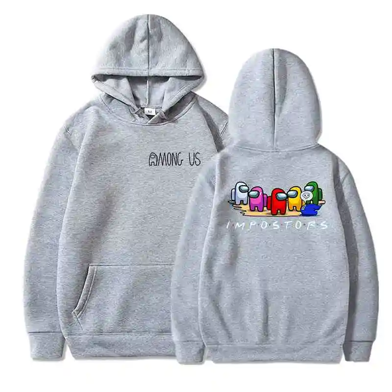 

Among Us Print 2020 Men Hip Hop Sweatshirt Hoodie Games Streetwear Harajuku Pullover Hoodie Cotton Fleece Winter Autumn Hoodie