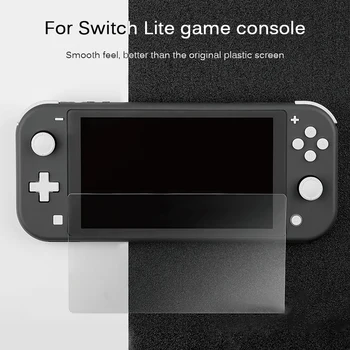 

Tempered Glass Good Toughness Strong Endurance Anti Fingerprint Screen Protector for Nintendo Switch Lite Pack 2