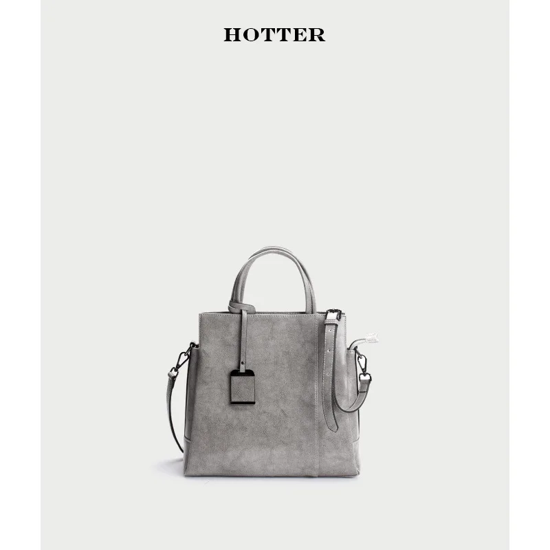 

Bag Women's 2019 New Style Retro WOMEN'S Fashion Handbag Genuine Leather Simple Large Capacity Soft Leather Youth Large Bag Hand