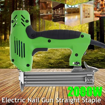 

2000W Electric Straight+Staple Gun 2 in 1 Framing Tacker Eletric Nails Gun 220V Electric Power Tools U-Shaped Straight Nail Gun