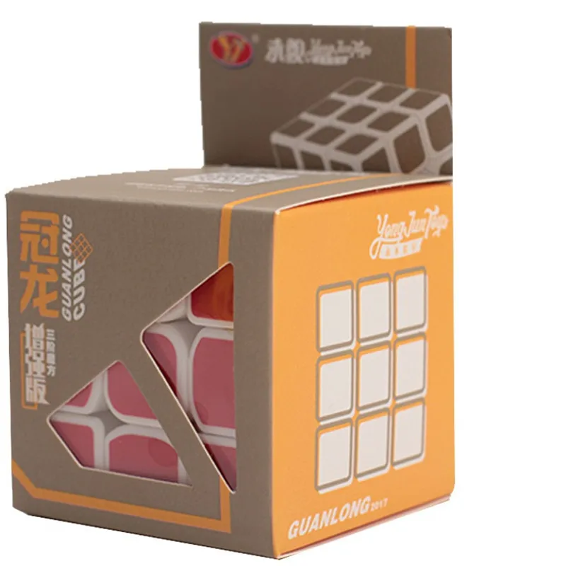 Yongjun YJ GuangLong 3x3x3 интеллектуальный Магический кубик безопасный АБС образовательная Разведка 2x2 кубар-Рубик на скорость детские игрушки подарок