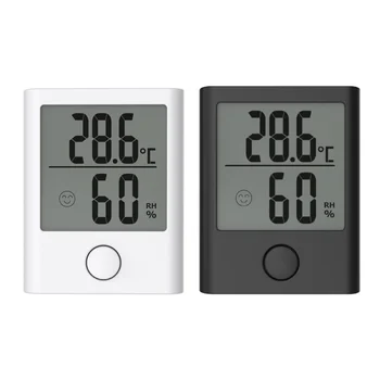 

Digital Accurate Indoor Thermometer Hygrometer Temperature Humidity Monitor Compact And Lightweight Digital Humidor Accessory +