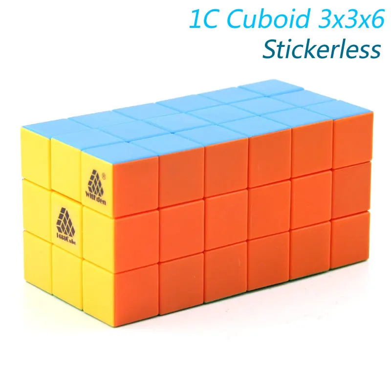 Кубовидный 3x3x4 3x3x5 3x3x6 3x3x7 3x3x8 Магический кубик головоломки Скорость головоломки сложные Развивающие игрушки для детей - Цвет: 1C Cuboid 3x3x6 C