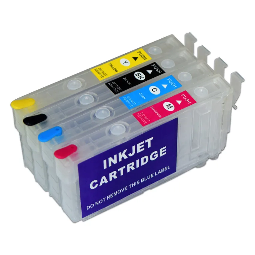 T812 t812xl cartucho de tinta recarregável sem chip para epson workforce WF-7820 WF-7840 EC-C7000 impressora