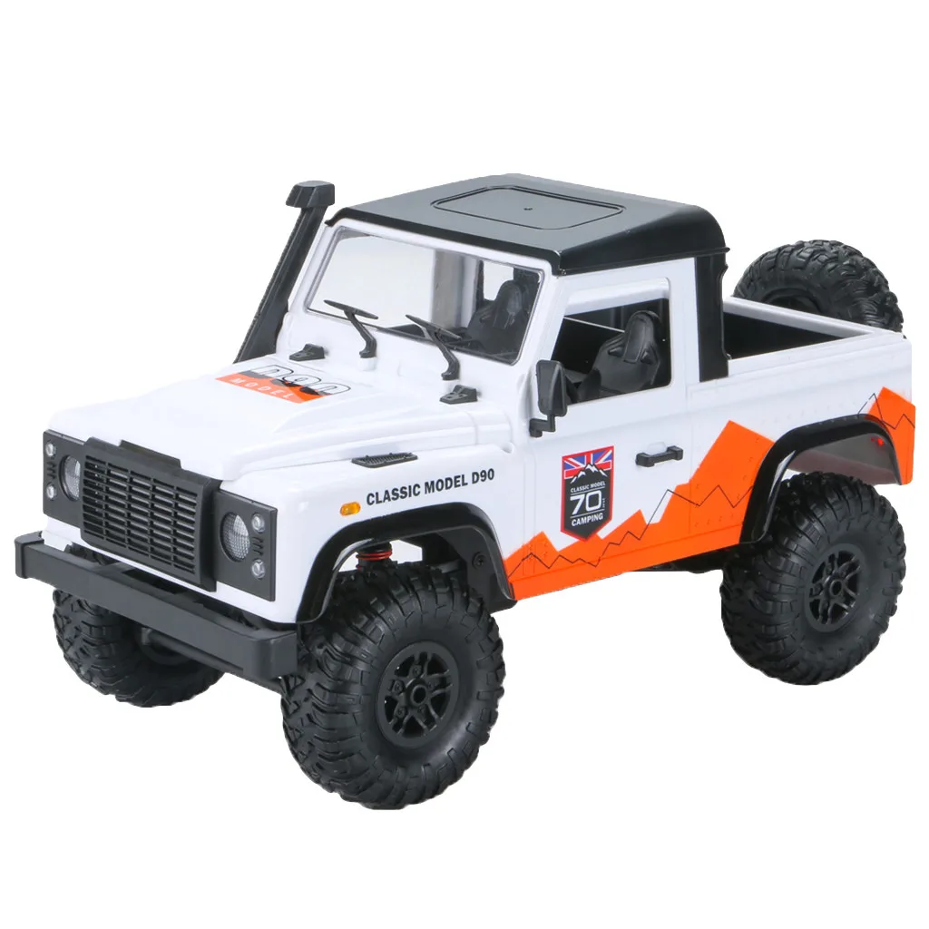 MN-99A 2,4G 1/12 4WD RTR военный гусеничный RC багги внедорожный пикап автомобиль - Цвет: Белый