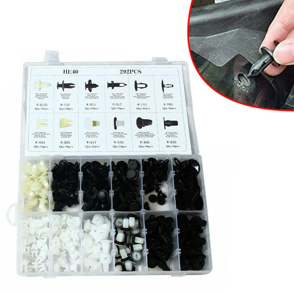 292 шт. клипса для автомобильного крепления смешанный фиксатор кузова автомобиля