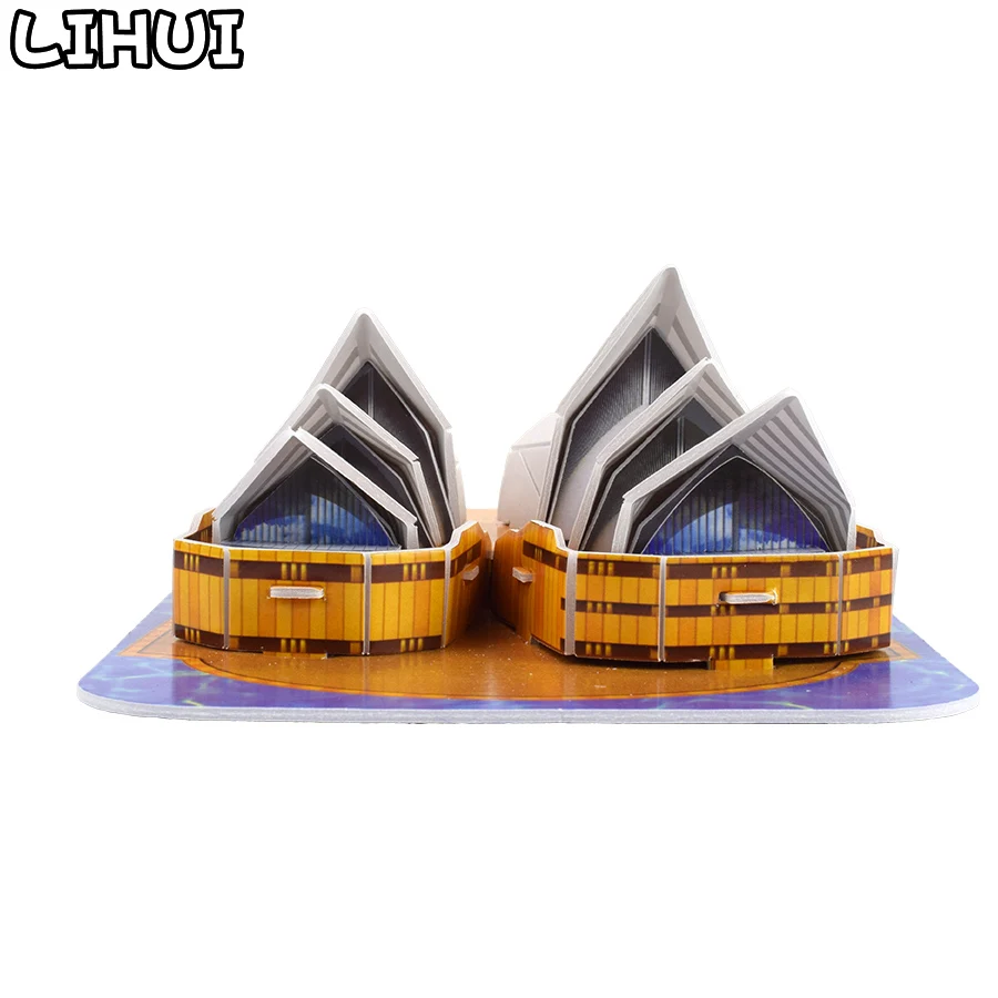 

Sydney Opera House 3D Puzzle Assembled DIY Model Toys for Children Game World Architecture Jigsaw Kids Toy Travel Souvenir Gifts