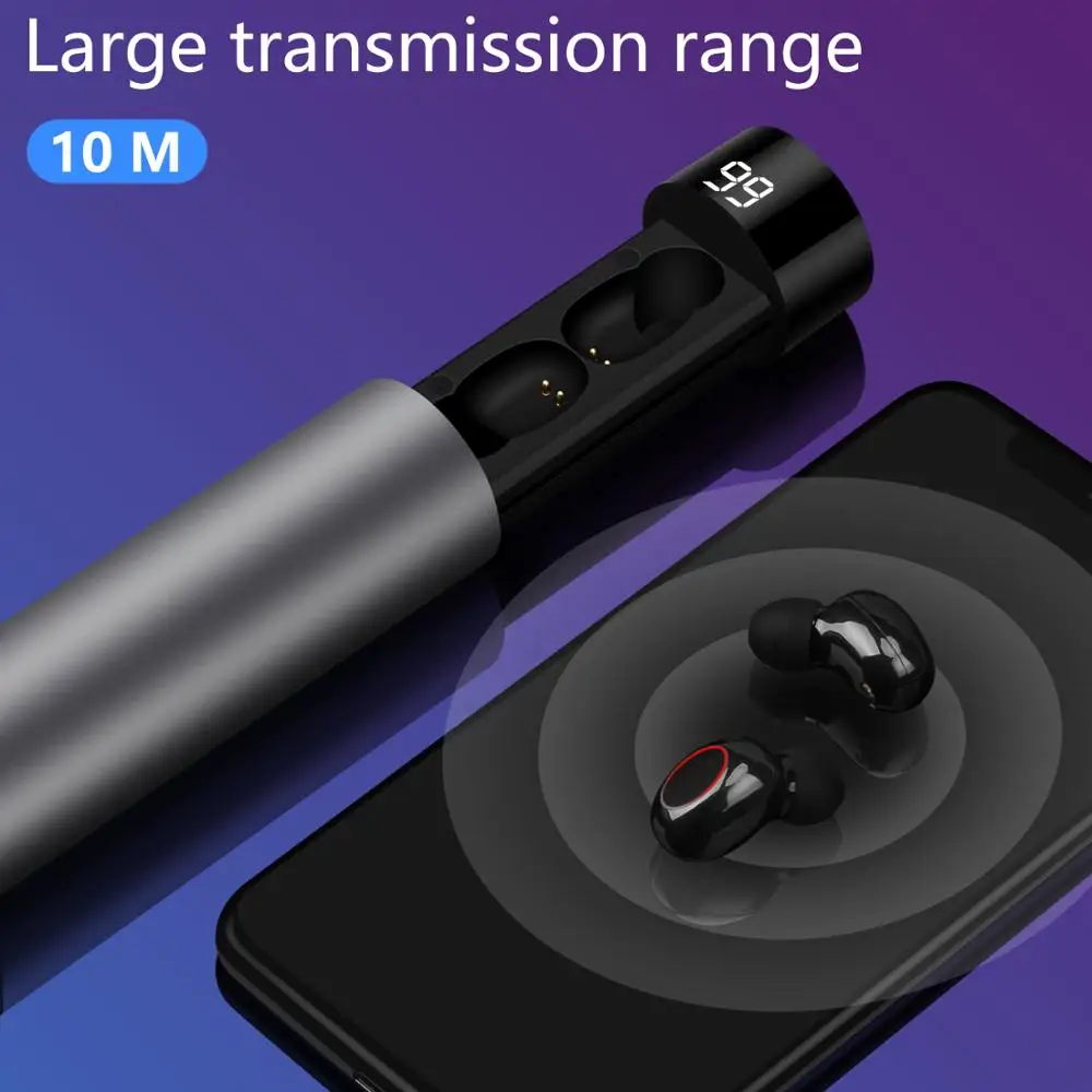 Беспроводные TWS IPX5 наушники с Bluetooth 5 0 водонепроницаемые сенсорные спортивные и