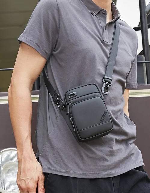 LKEX Mini Sling Bag Men Small Crossbody Bag Women Fanny Packs Casual  Personal Pocket Bag Backpack Phone Chest Bag