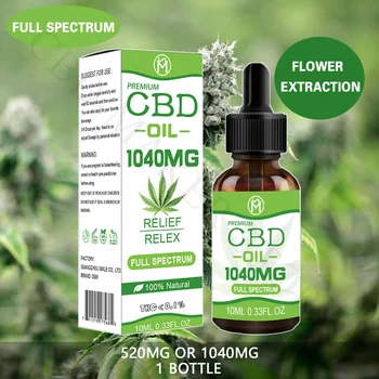 

Natural CBD Oil 10ML Full Spectrum extract from Hemp flower Enrich Multi CBDs elements effective for Relief pain & relax anxiety