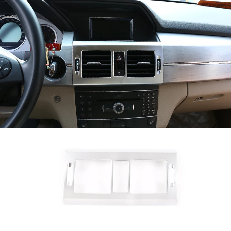 

For Mercedes Benz GLK Class X204 2008-2012 Car Accessories ABS Interior Center Console Air Conditioning Vent Frame Trim