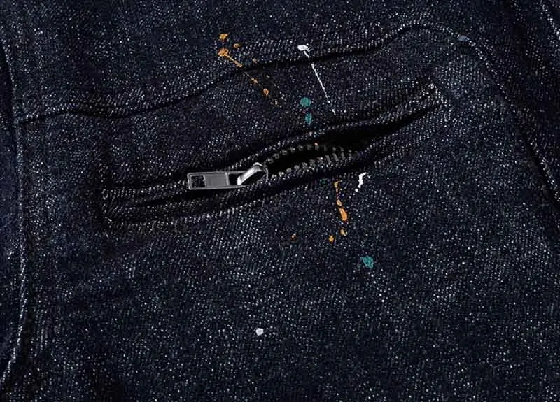 KIOVNO для мужчин Карго повседневные джинсовые куртки Slim Fit горошек цветные джинсы куртки верхняя одежда для мужчин Размер Multi Мульти Карманы