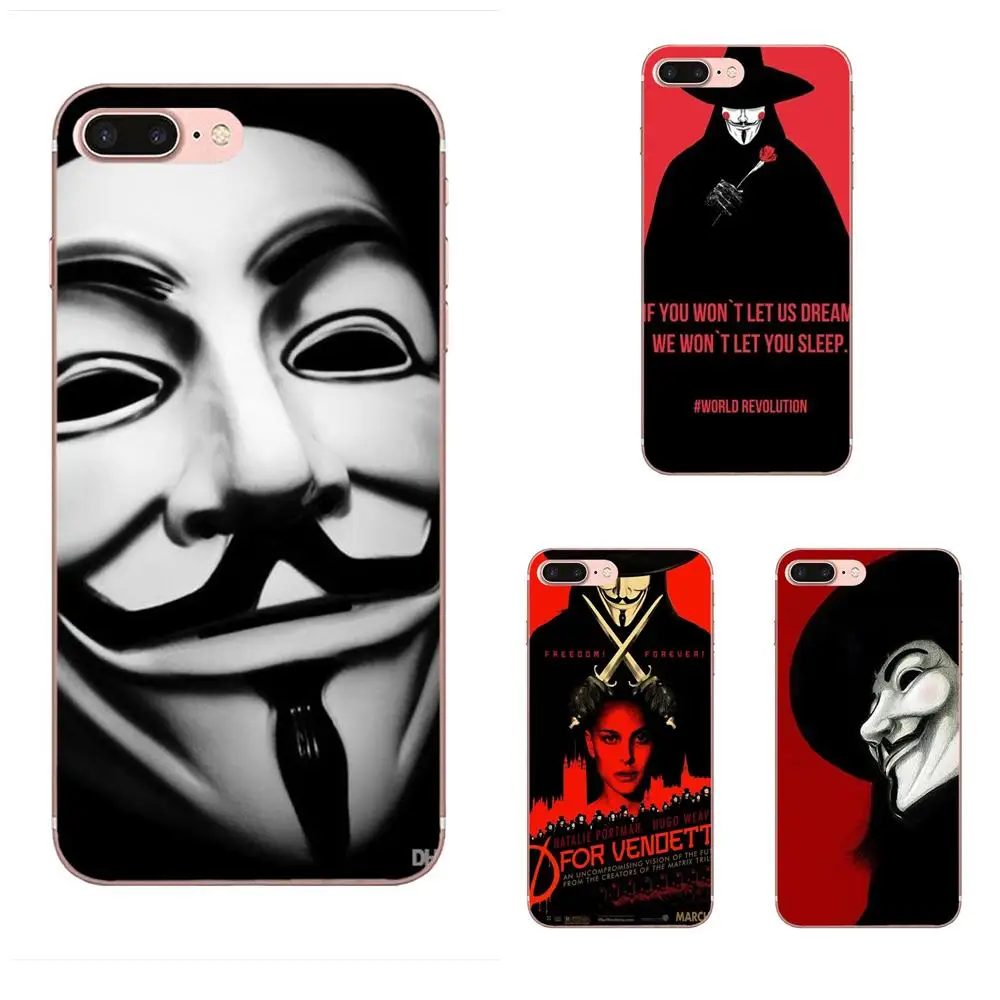 Sexy V for Vendetta Comic Art Soft Best Cases For Huawei Honor 4C 5A 5C 5X 6 6A 6X 7 7A 7C 7X 8 8C 8S 9 10 10i 20 20i Lite Pro | Мобильные