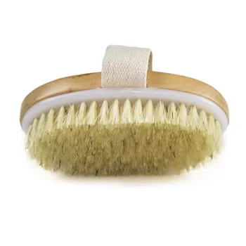 

Natural Bristle Skin Body the SPA Skin Brush Hot Dry Skin Body Soft Brush Exfoliating Back Scrubber Bath Massager