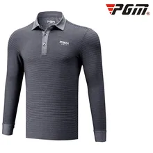 Новинка, мужские костюмы для гольфа, длинные уличные дышащие полосатые футболки с длинными рукавами, осенне-зимняя одежда для мячей, размер M-XXL