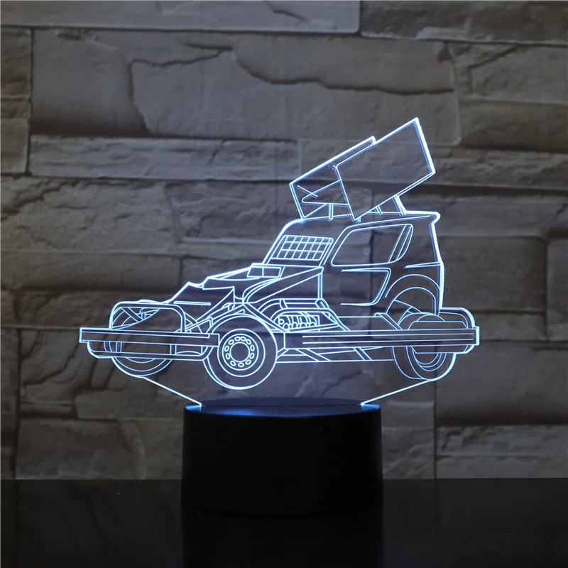 Кран грузовик автомобиль 3D Акриловый ночник USB спящий светильник 3AA батарея электрический стол лампа Спальня Декор Детский подарок 1970
