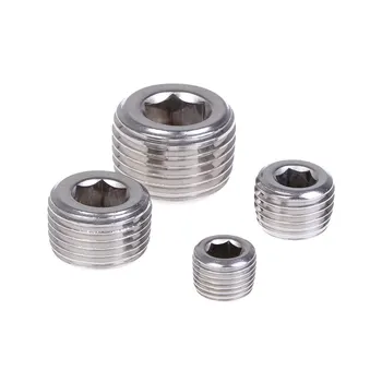 

High Quality NPT Male SS304 Stainless Steel Countersunk End Plug Internal Hex Head Socket Pipe Fitting