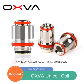 

Original OXVA Unicoil Replacement Coil 0.2ohm 0.3ohm 0.5ohm 1.0ohm RBA Core Head Fit for OXVA Origin X Rebuildable Pod Mod Kit