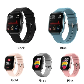 

Smart Watch P8 Men Women 1.4inch Full Touch Screen Fitness Tracker Heart Rate Monitor IP67 Waterproof GTS Sports Band