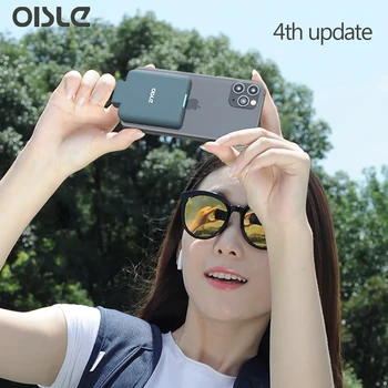 

OISLE New 4th Portable Backup External Battery Charger Cases Power Bank for iPhone X XS max 11 Pro 6 7 8 Plus SE2 /Huawei/Xiaomi
