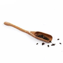 1 шт. винтажные китайские деревянные чайные ложки, кофейные бобы, домашняя кухонная ложка для еды, лопата, инструменты, подарки, послеобеденная чайная лопатка, чайная посуда