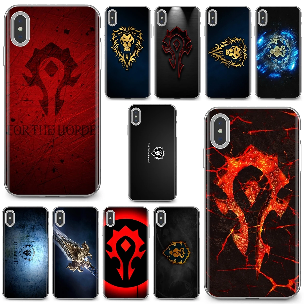 Силиконовый чехол для телефона Huawei Mate Honor 4C 5C 5X 6X 7 7A 7C 8 9 10 8C 8X 20 Lite Pro Warcraft Lion World of WOW |