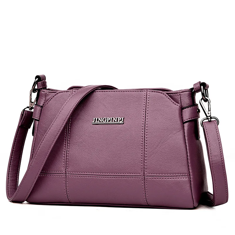 

Summer Fashion ruan pi bao Bag Women's Korean-style Multi-functional Handbag Trend WOMEN'S Bag Cross Zipper Bag Trendy Bag