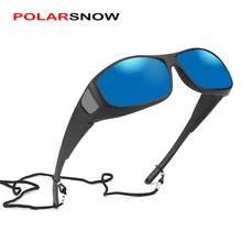POLARSNOW солнцезащитные очки для рыбалки, поляризационные солнцезащитные очки для мужчин и женщин, подходят по рецепту, очки Moypia, фирменный дизайн