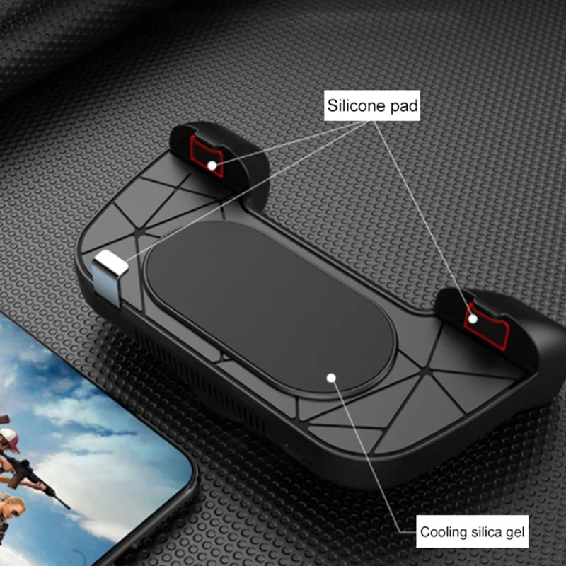  ABKT-for PUBG Mobile Phone Cooling Gamepad Cooler Cooling Fan Heatsink Cooling Game Controller Hand