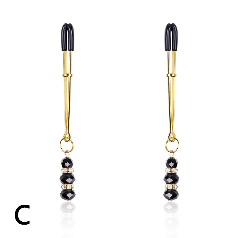 Adjustable Steel Bars Nipple Clamp Clitoris Stimulator BDSM Fetish Flirting Bondage Breast Labia Clips Clit Clamps Accessories sex party toys erotic sex toy sex toys nipple clamp sex bondage toys