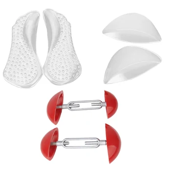 

2 Pairs Ladies Silica Gel Arch Support Insoles Pads + 2x Shoe Stretchers