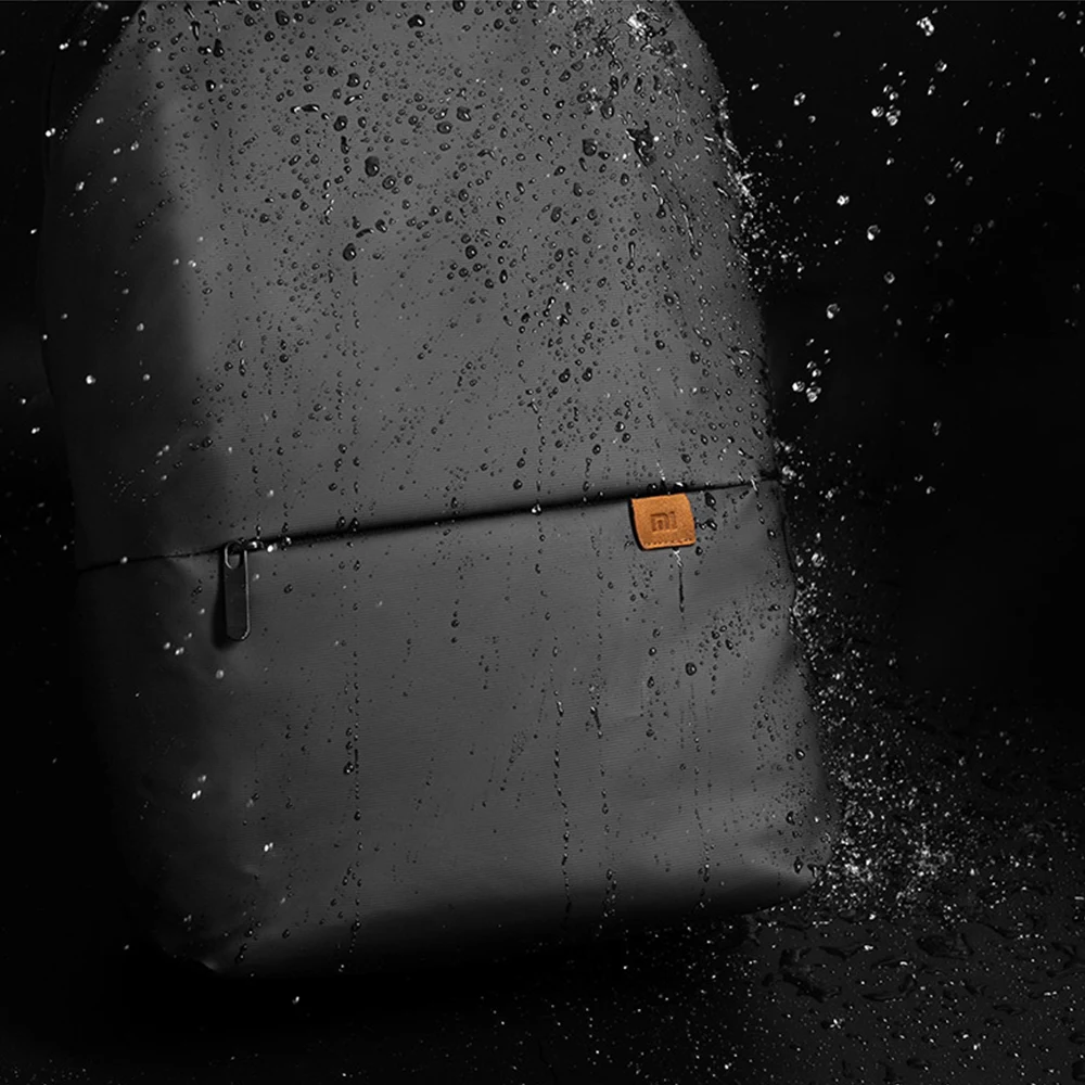 Новейший Простой повседневный рюкзак Xiaomi, 20 л, большая емкость, 450 г, супер-светильник, инновационный водонепроницаемый рюкзак для ноутбука с боковыми карманами