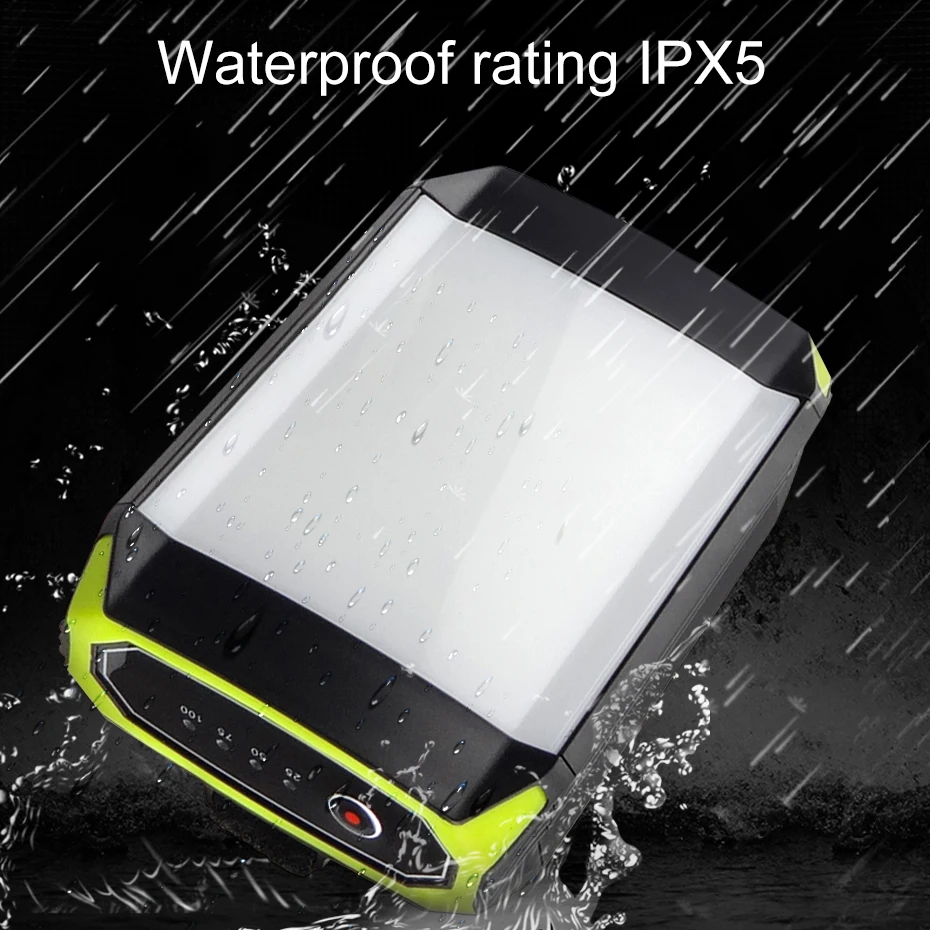 

6000mAh Mobile Power Bank Camping Tent Light 15W Flashlight USB Rechargeable Outdoor Portable Hanging Lamp Lantern Camping Light