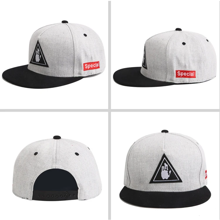 Высокое качество шляпа на заказ с Плоским Краем 5 бейсболка Snapback Кепки