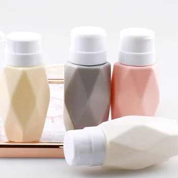 

Rhombus Nail Art Pump Dispenser Empty 200ML Bottle Acrylic Gel Polish Remover Cleaner Liquid Container Storage Manicure Tool