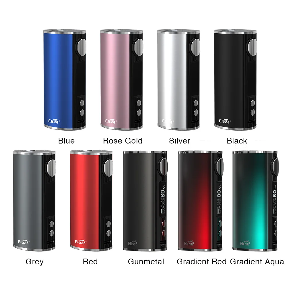 Оригинальный вейп мод Eleaf iStick T80 80 Вт совместим с баком Pesso и испарителем Melo 4 D25 3000