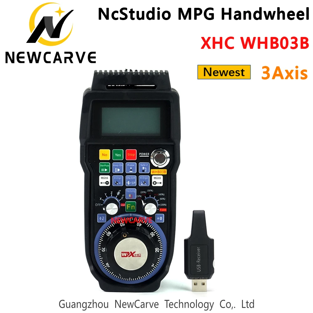 3 осевое беспроводное ручное колесо XHC WHB03B Nc Studio MPG Подвеска с дистанционным