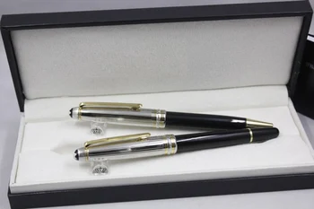 

Wakaka Pen 163 Silk black Gold Clip Ballpoint Pen Roller Ball Pen Fountain Pen