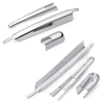 

ABS Chrome Rear Wiper Trim Sticker Window Protection Wiper Cover with Car Rearview Side Mirror Chrome Trim Cover