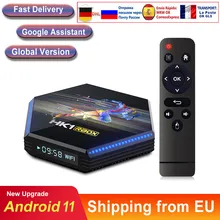 Android tv kutusu Android 11 HK1 RBOX R2 8K RK3566 dört çekirdekli medya oynatıcı oyun mağazası ücretsiz hızlı Android akıllı tv set üstü kutusu yeni