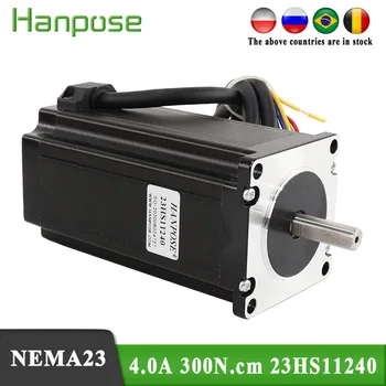 

Nema 23 57 Series Stepper Motor 10pcs 23HS11240 300N.cm 425oz.in 8mm Shaft 57x112mm for CNC Engraving Milling Machine