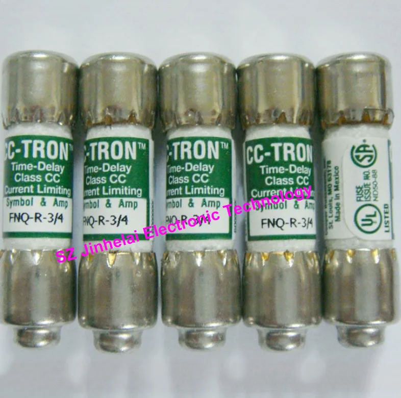 И FNQ-R-3/4 CC-TRON предохранители 0.75A 600V