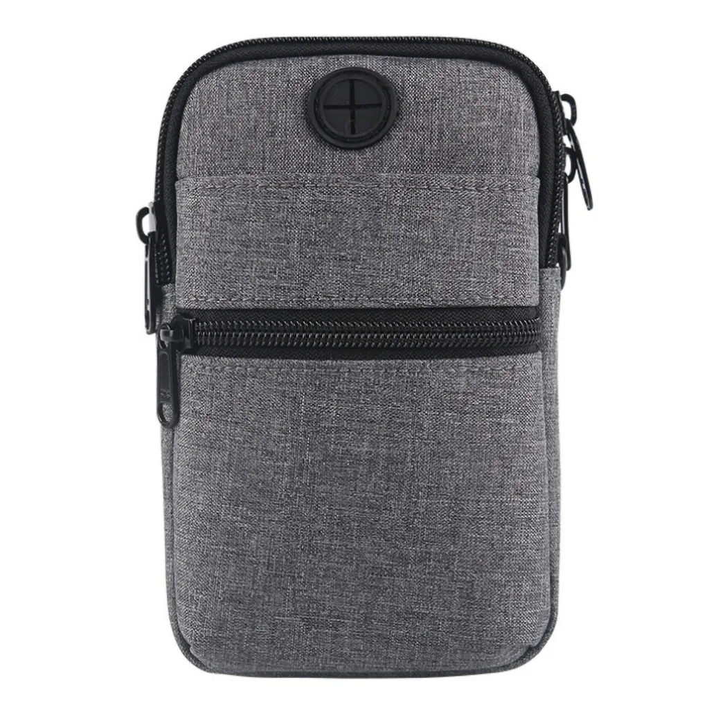 Man Bag High Quality Men Diagonal Mini Shoulder Multi-Function Mobile Phone Bag Outdoor Sports Bag сумки женские#50 - Цвет: Gray