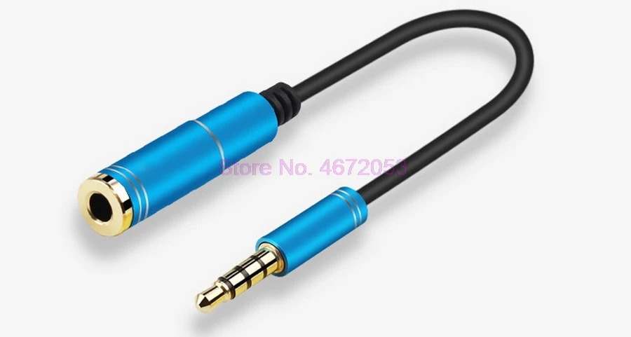 1000pcs 3.5mm Audio Converter OMTP/CTIA Male to Female Headphone Cable for Mp3 Phone Tablet Desktop | Электроника