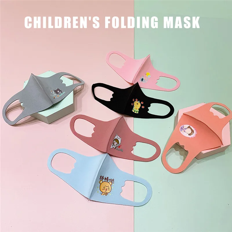 PM2.5 Children Mouth Mask Cotton Cute Cartoon Respirator Thicken Smog Warm Dust Fits 4-10 Years Old Kids | Красота и здоровье