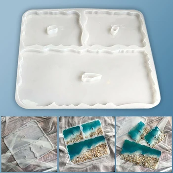 

New Silicone Coaster Resin Casting Mold Fruit Tray Drink Mat Epoxy Mould Craft For DIY Handmade Making Crafts