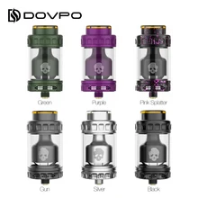 Цвет Dovpo Blotto RTA 2 мл распылитель и 2 мл прямое Стекло 6 мл Ultem и стеклянная пузырьковая трубка 26 мм Диаметр Vape Танк против мертвого кролика