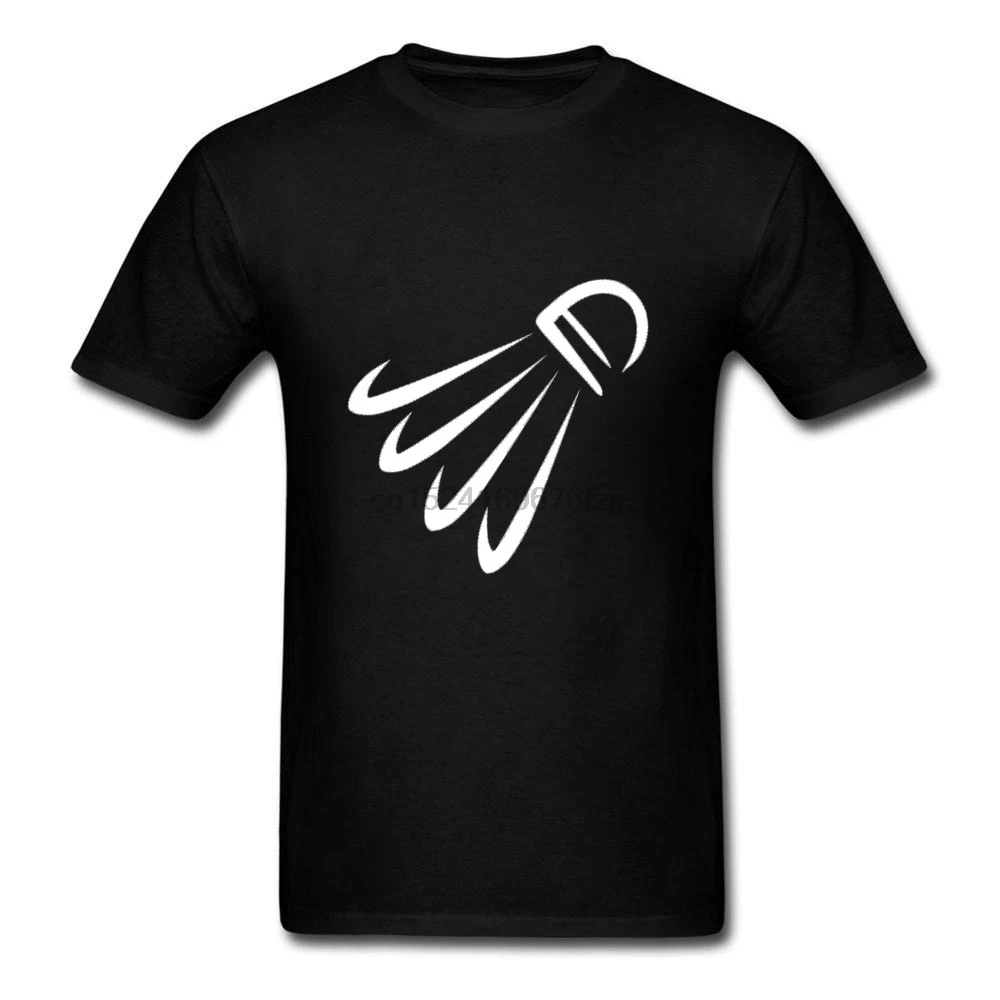 Fashion Badminton Shuttlecock Casual T-Shirt |