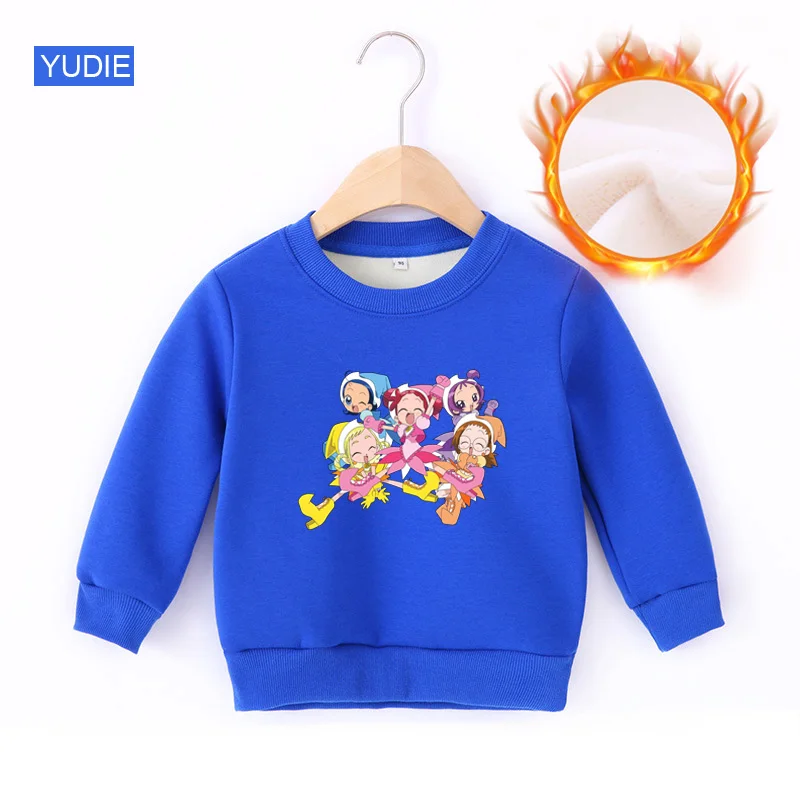 Одежда для девочек; зимние детские толстовки с капюшоном; теплая одежда; милые детские свитера doremi; пуловеры; модная одежда для маленьких девочек - Цвет: kids Sweatshirts